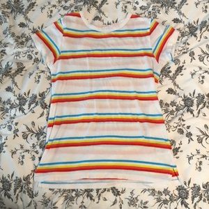 Colorful Long Short Sleeve Shirt